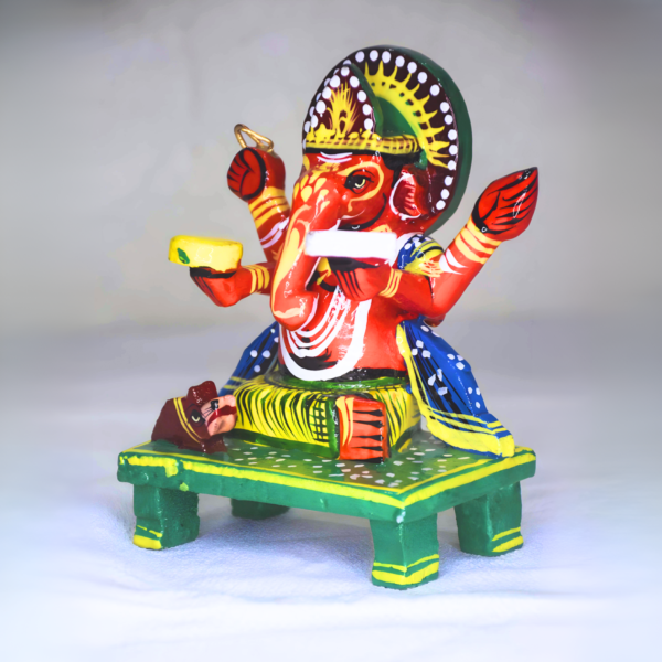 Wooden Idol Ganesh - Image 3