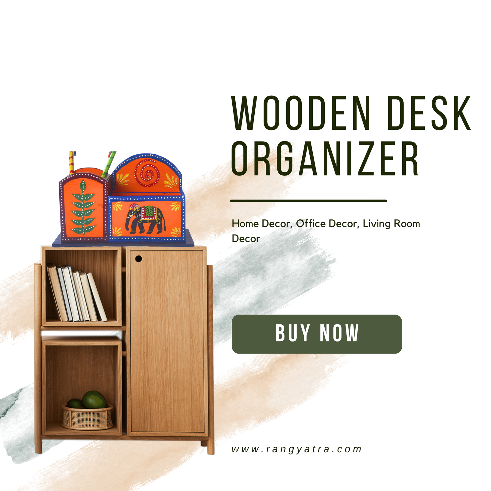 Stay Organize With A Wooden Desk Organizer Box