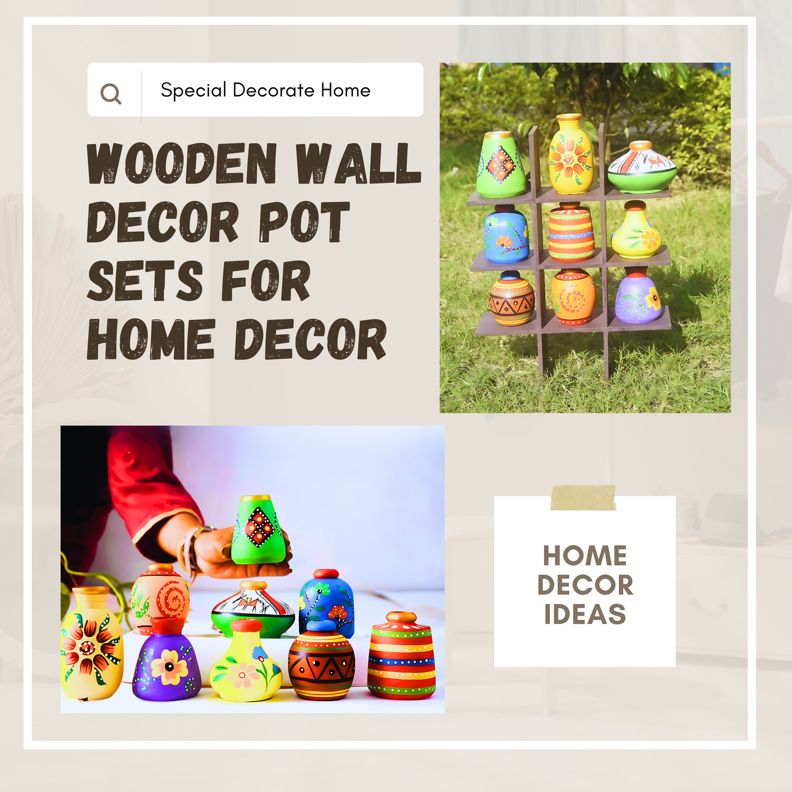 Reasons to Buy Wooden Wall Decor Pot Sets For Home Decor