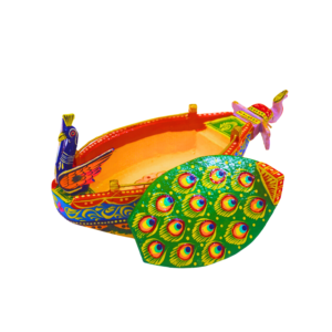 Rangyatra Handmade wooden banarasi boat