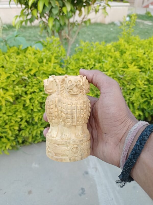 Wooden Handmade Ashok Stambh