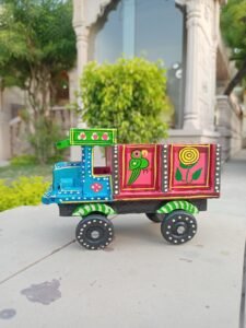 Wooden hand-painted Truck Toy